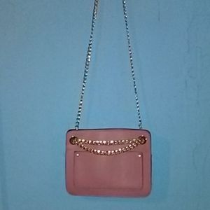 pink cross body purse